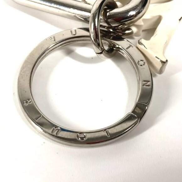 LOUIS VUITTON LV logo with carabiner Portocle-LV Sharp Bag Charm Key Holder - Picture 5 of 12